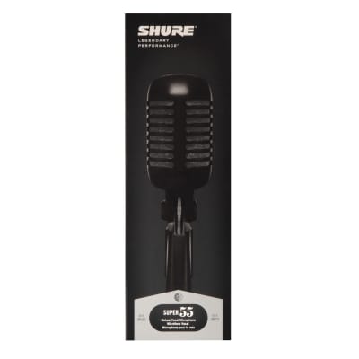 Shure Super 55-BLK Limited Edition Pitch Black Dynamic Vocal