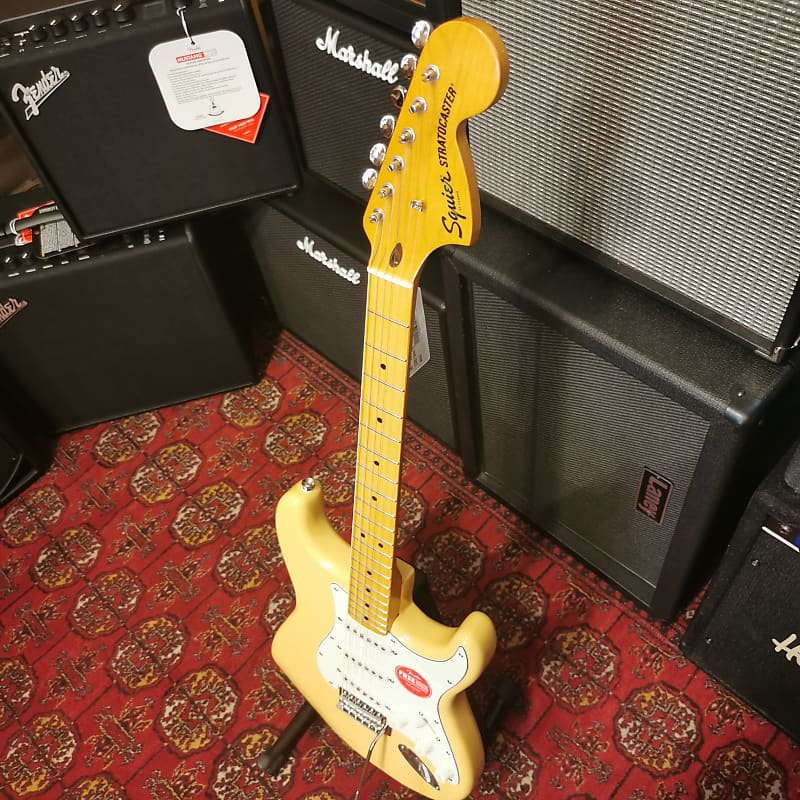 Squier Stratocaster Classicvibe 70s Fsr 2021 Butter Cream | Reverb