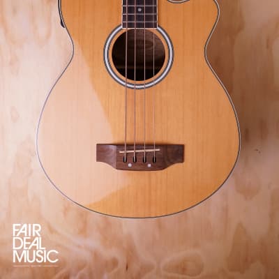 Washburn AB5 Electro-Acoustic Bass Guitar in Natural, USED for sale