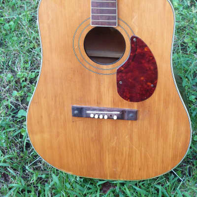 Kay  kay  6100 x braced spruce top acoustic project  1950's natural image 3