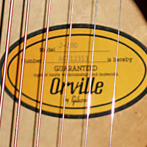 1991 Orville By Gibson J200 Sunburst, w/Pickup image 19
