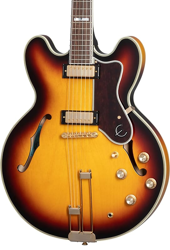 Epiphone Sheraton Vintage Sunburst w/bag | Reverb