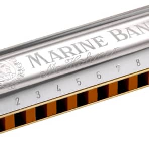 Hohner Marine Band 1896 Harmonica - Key of F Sharp image 6