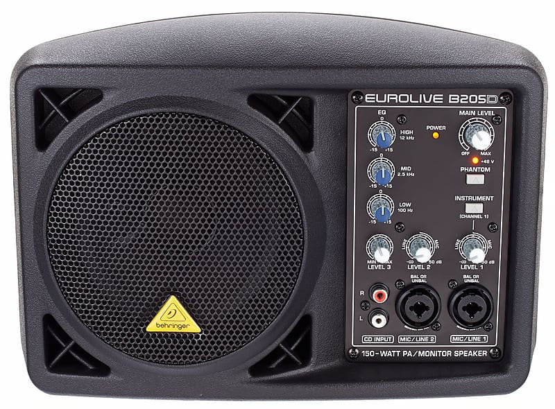 Behringer Eurolive B205D 150-Watt Active PA / Monitor Speaker