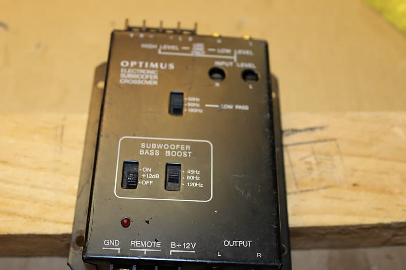 Optimus  2 way Electronic Crossover  			