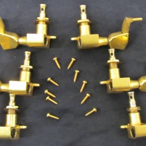 Used Vintage Gibson Speedwinder Tuning Machines Gold VGC Free Shipping image 4