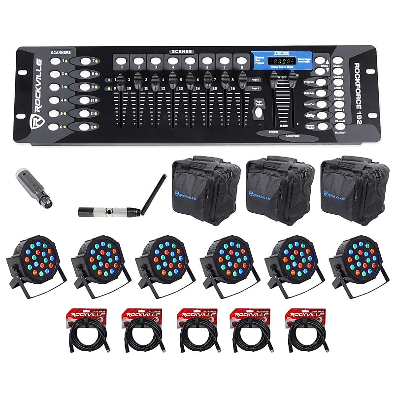 Lightmaxx 192 Channel Dmx Controller 1 Anleitung 192-Channel Dmx Controller+Lighting Transmitter+Receiver+6 | Reverb