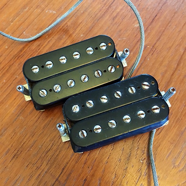 Gibson Pair 2 Tim Shaw dirty fingers PAF humbucker pickups 1984 original vintage explorer v