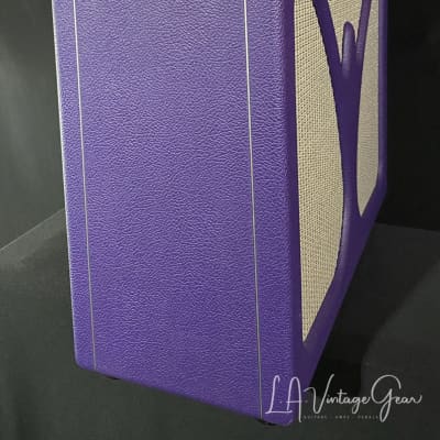 Kerry Wright 3 x 10 Custom Cab - Purple Tolex & Alnico Kodak Speakers - Wacky KW Build ! image 5