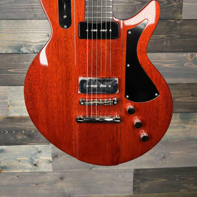 Eastman Juliet P-90 Solid Body Electric Guitar - Vintage Red for sale