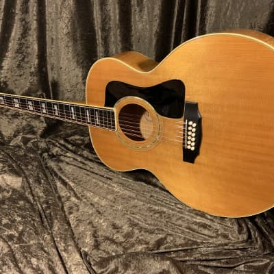 Guild JF65-12 String Jumbo 1995 Westerly Rhode Island Highly Figured Maple Archback Flame Neck F412 image 14