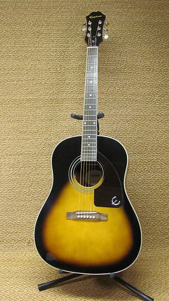 Epiphone AJ-200S Vintage Sunburst Acoustic Guitar - SALE