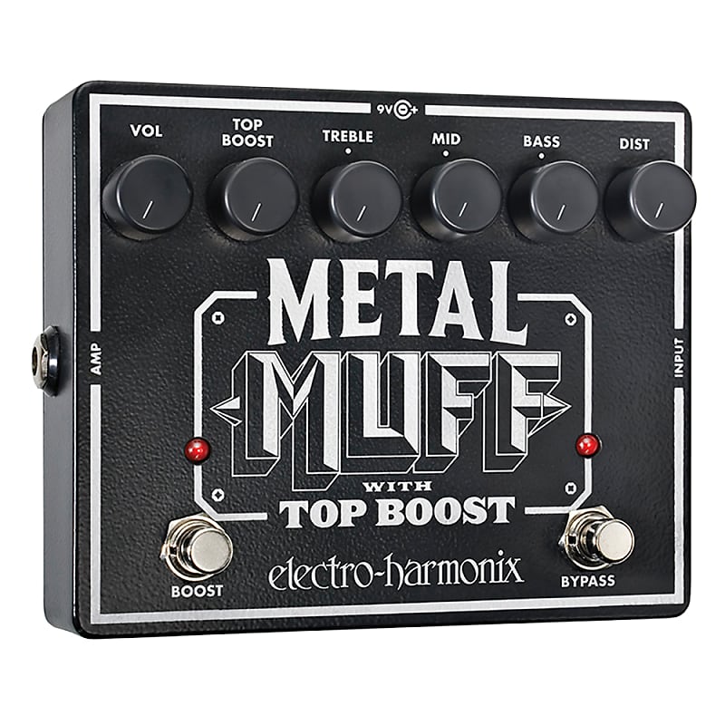 Electro-Harmonix Metal Muff Distortion with Top Boost Guitar Effect Pedal image 1