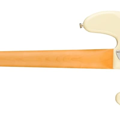 Fender  American Professional II Jazz Bass®, Rosewood Fingerboard, Olympic White w. Deluxe Molded Case image 6