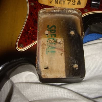 Fender Jazz Bass Lefty 1972 Sunburst Maple Neck Black Block RARE !!! image 15