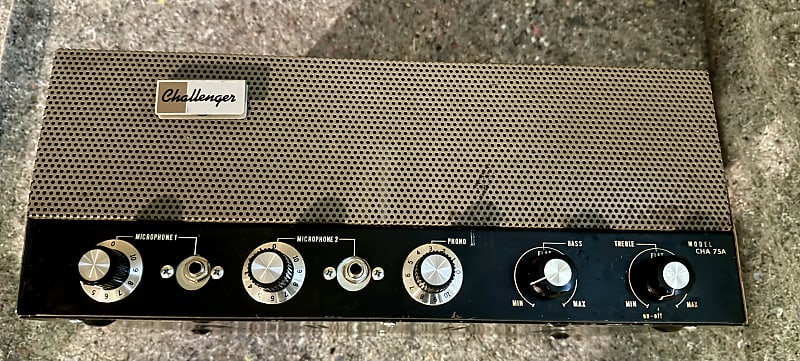 Conversion Serviced Challenger CHA 75 A Guitar Tube Bass Amplifier Head image 1