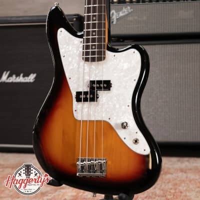 Fender Limited Edition Blackout Jaguar Bass, Black, Electric