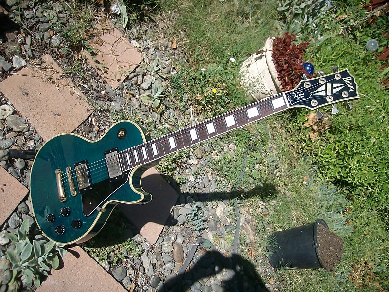 Burny RLC Custom Limited Model RARE !! 1987 Transparent Blue