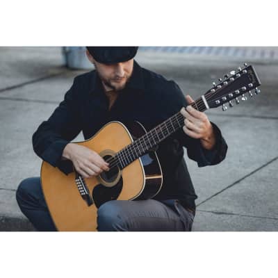 Martin HD12-28 12-String Acoustic Guitar - Natural image 20