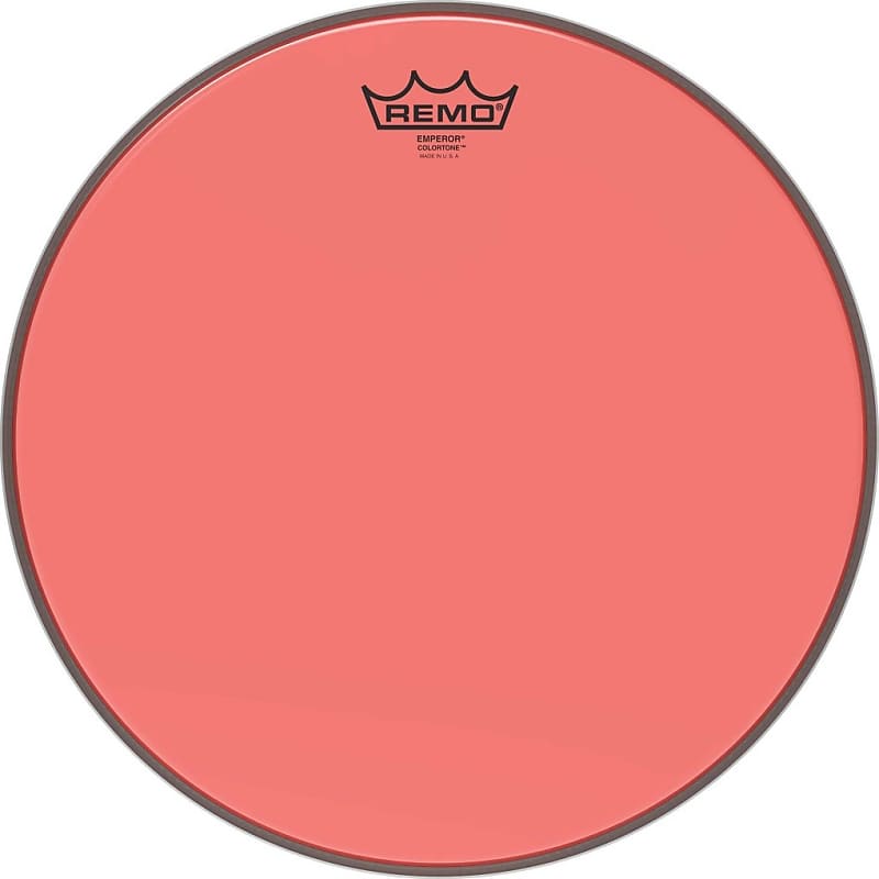 Emperor Colortone batter drumhead, red, 14" image 1