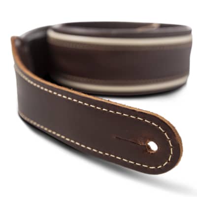 Taylor Century Strap (500 Series), Cordovan/Cream/Cordovan Leather, 2.5" image 3