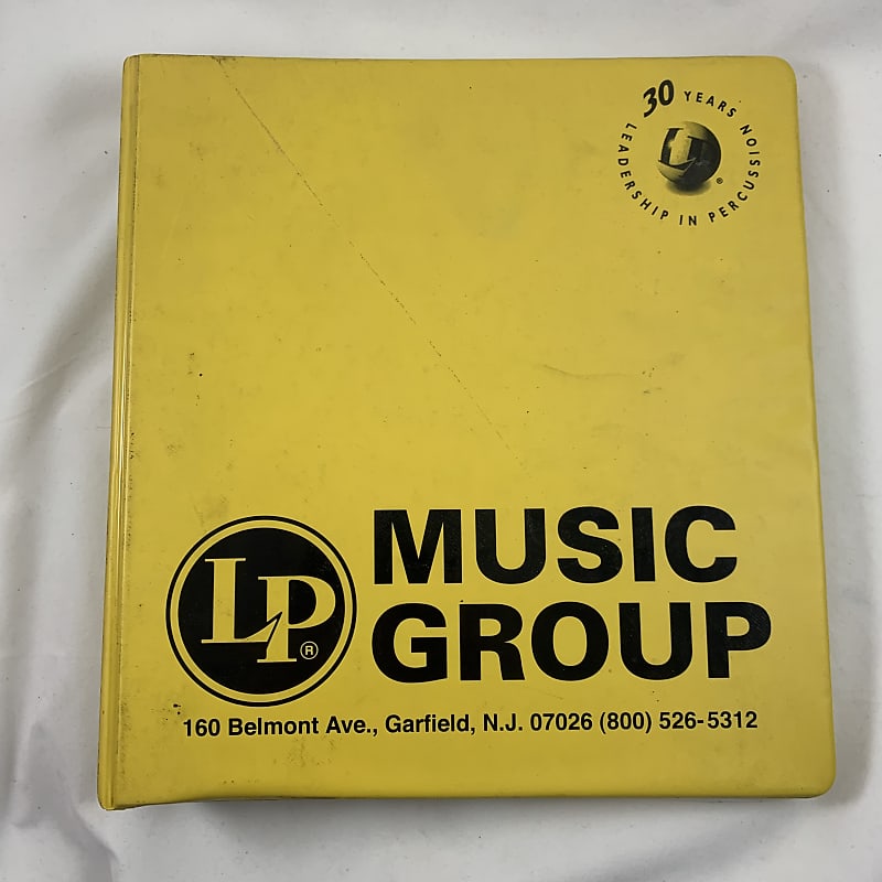 Latin Percussion Desk Catalog 19931994 Yellow Reverb