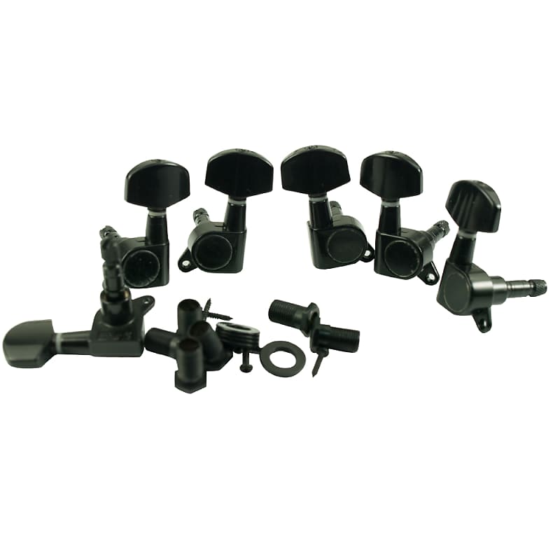 Gotoh Black 3+3 Locking Tuning Machines fits Gibson, | Reverb