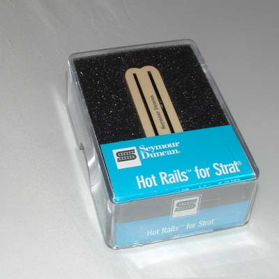 Seymour Duncan SHR-1 Hot Rails for Strat Neck Pickup (Cream) - SHR-1n Cream