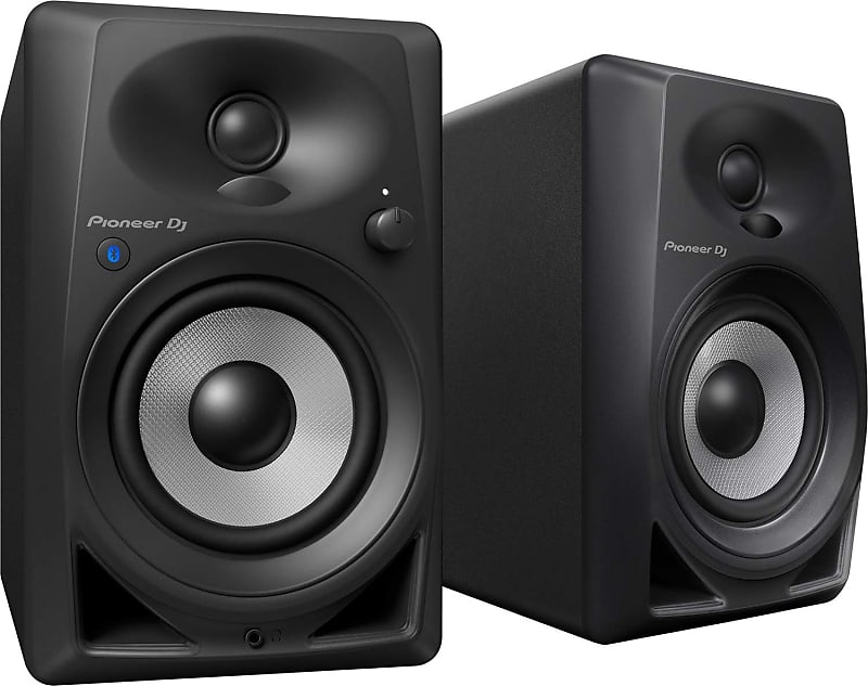 Pioneer DJ DM-40BT, 4 Inches Desktop Monitor Speakers (Pair) – Black image 1
