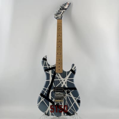 EVH 5150 Custom Frankenstrat ★ Blue, White & Black EVH | Reverb