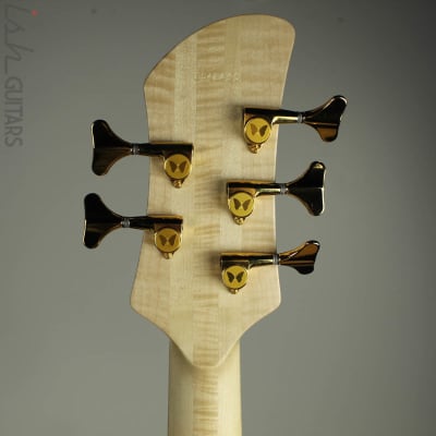 2016 Fodera Emperor Deluxe 5-String Buckeye Burl RARE Bass Tremolo image 12
