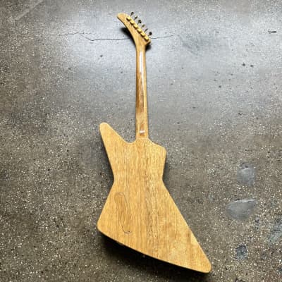 Kurt Wilson Korina Explorer Electric Guitar - Natural image 12