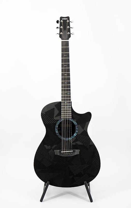 RainSong BI-OM1000N2 Black Ice Series OM Carbon Fiber Acoustic