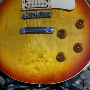 1980 Tokai Love Rock LS-50 <> RARE Old Sunburst (OS) Top Color <> Nearly 40 Year Vintage 'Old Wood' image 3