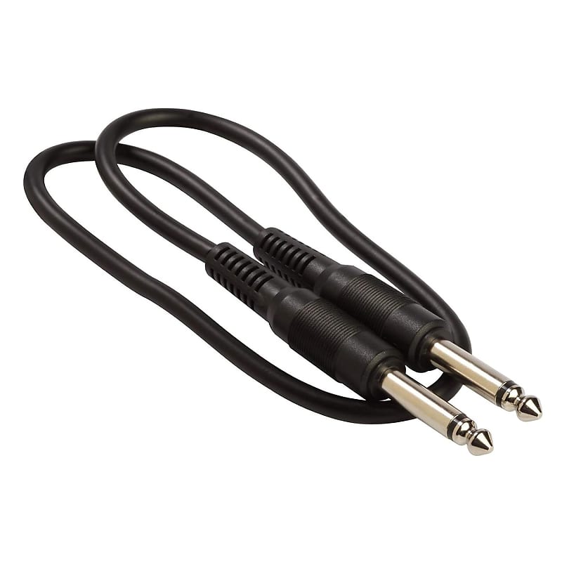 Standard Guitar Cable With 1/4" Connector On Each End Reverb