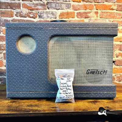 Gretsch Electromatic 6161 Tube Amplifier w/ Cover & Original Parts (1950s - Blue-Grey Tolex)