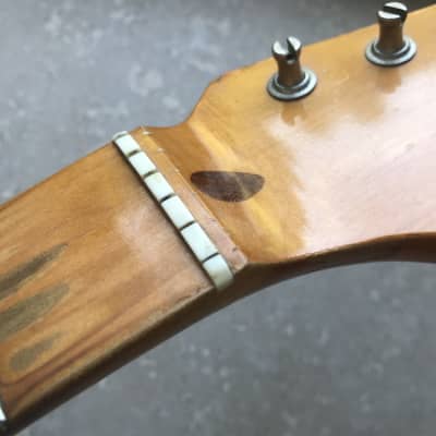 1983 Fender Stratocaster David Gilmour Black Strat twin neck Fullerton vintage image 15