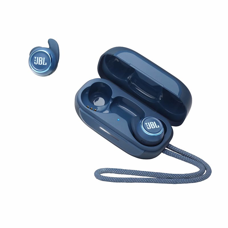 JBL Reflect Mini NC TWS - Small waterproof sports in-ear headphones with  Bluetooth, with charging case, in blue | Reverb | In-Ear-Kopfhörer