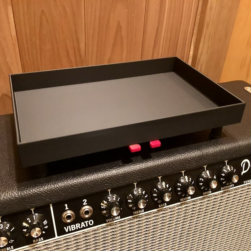 Elephant Foot Risers Amp Top Large Utility Tray - Black | Reverb