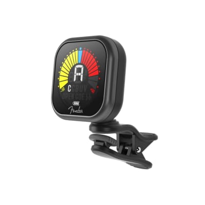 Fender Flash Rechargeable Clip-on Tuner, Black image 1