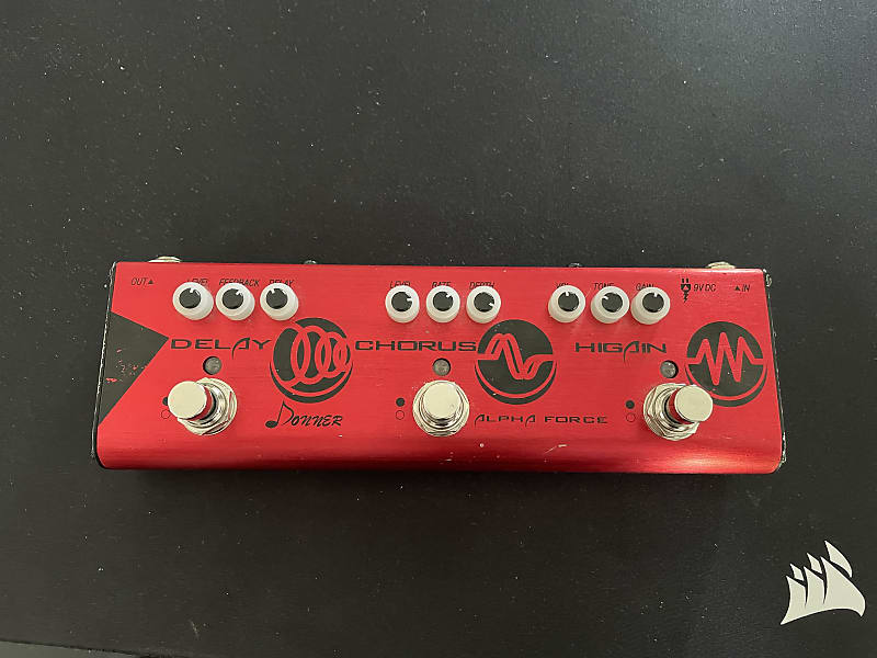 Donner Alpha Force Multi FX Pedal Reverb