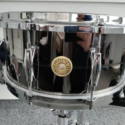 Gretsch 6.5 Snare Drum Nickel over Brass image 1