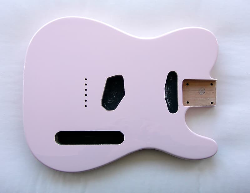 Telecaster Body / SHELL PINK /2-Piece/ GLOSS / Alder ( Fender Tele Specs) image 1