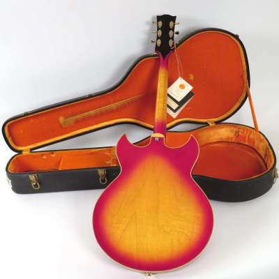 Gibson Barney Kessel Custom 1968 Sunburst ~ Hang Tags! ~ Flamed Maple ~ Original Case image 4