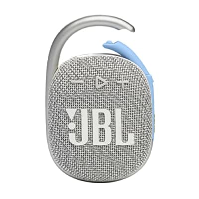 JBL Clip 4 Eco - Ultra-Portable Waterproof Speaker (White) image 1