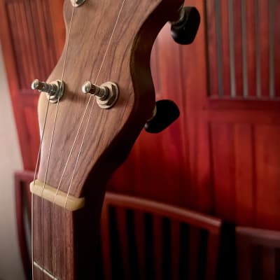 Doc Huff Custom Traditional Open Back Banjo with Exotic Hardwoods 2005 image 6