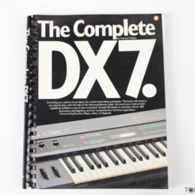 THE COMPLETE DX7 Textbook Rare FM Synthesis Manual Massey VINTAGE SYNTH DEALER 2