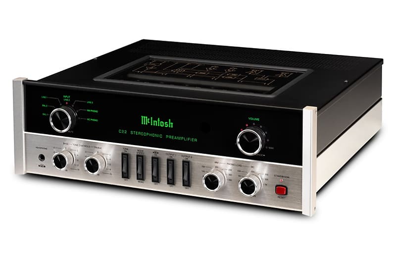 McINTOSH C22 MkV - 2 Channel Vacuum Tube Preamplifier - NEW! image 1