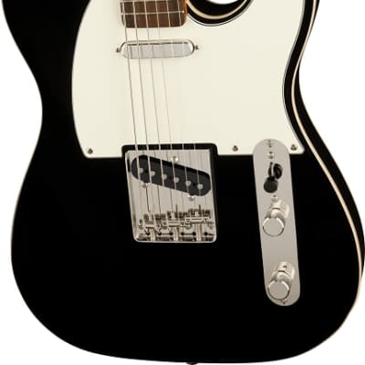 Squier Classic Vibe Baritone Custom Telecaster Electric Guitar Black image 5