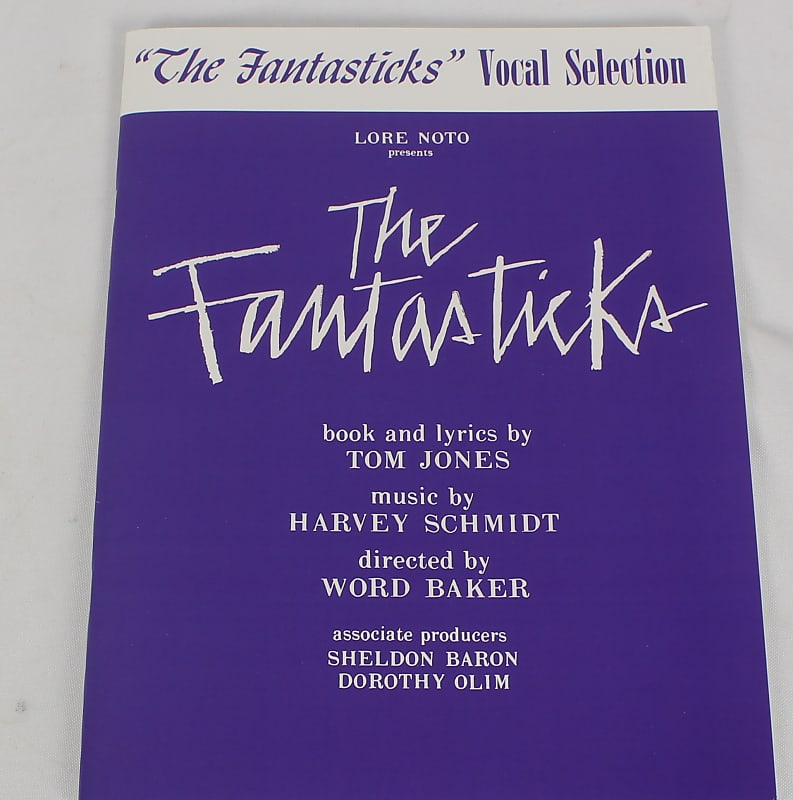 Hal Leonard The Fantasticks Sheet Music Piano Vocal Selections Book NEW 000312136 image 1